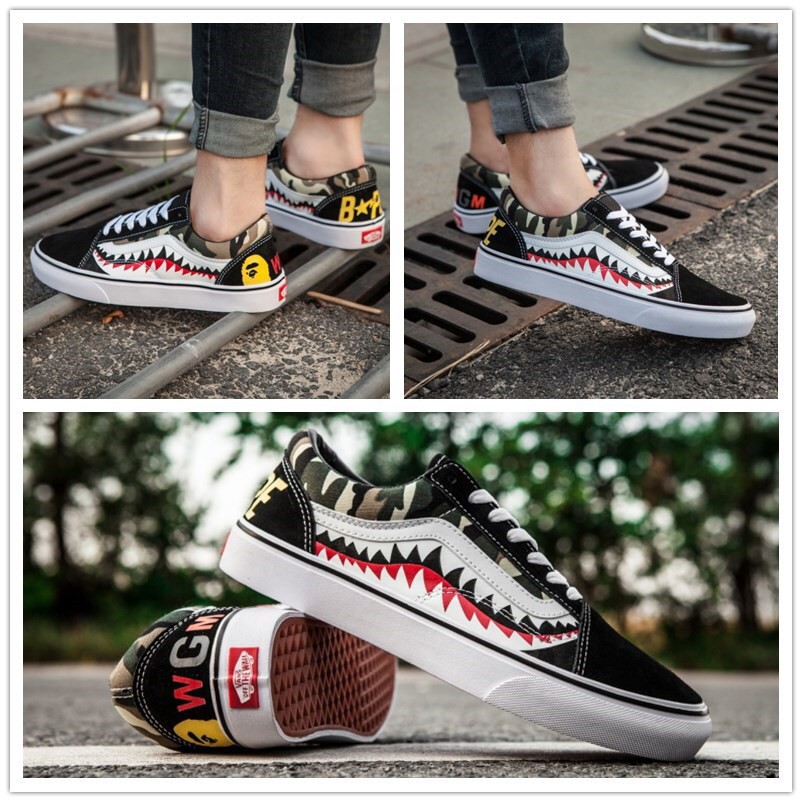 vans x bape shoes