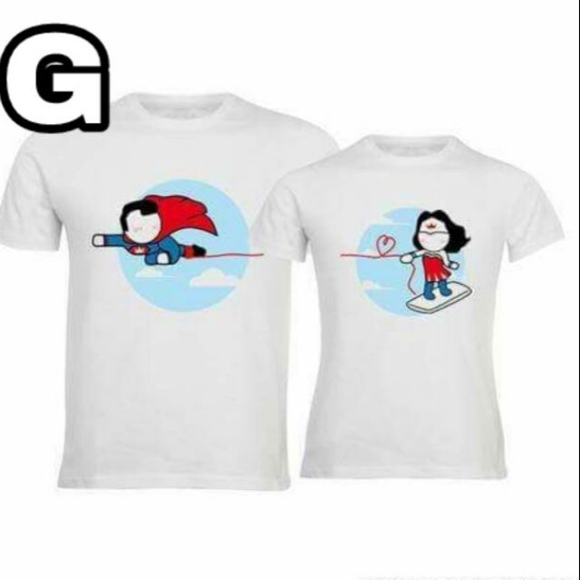 superhero couple shirts