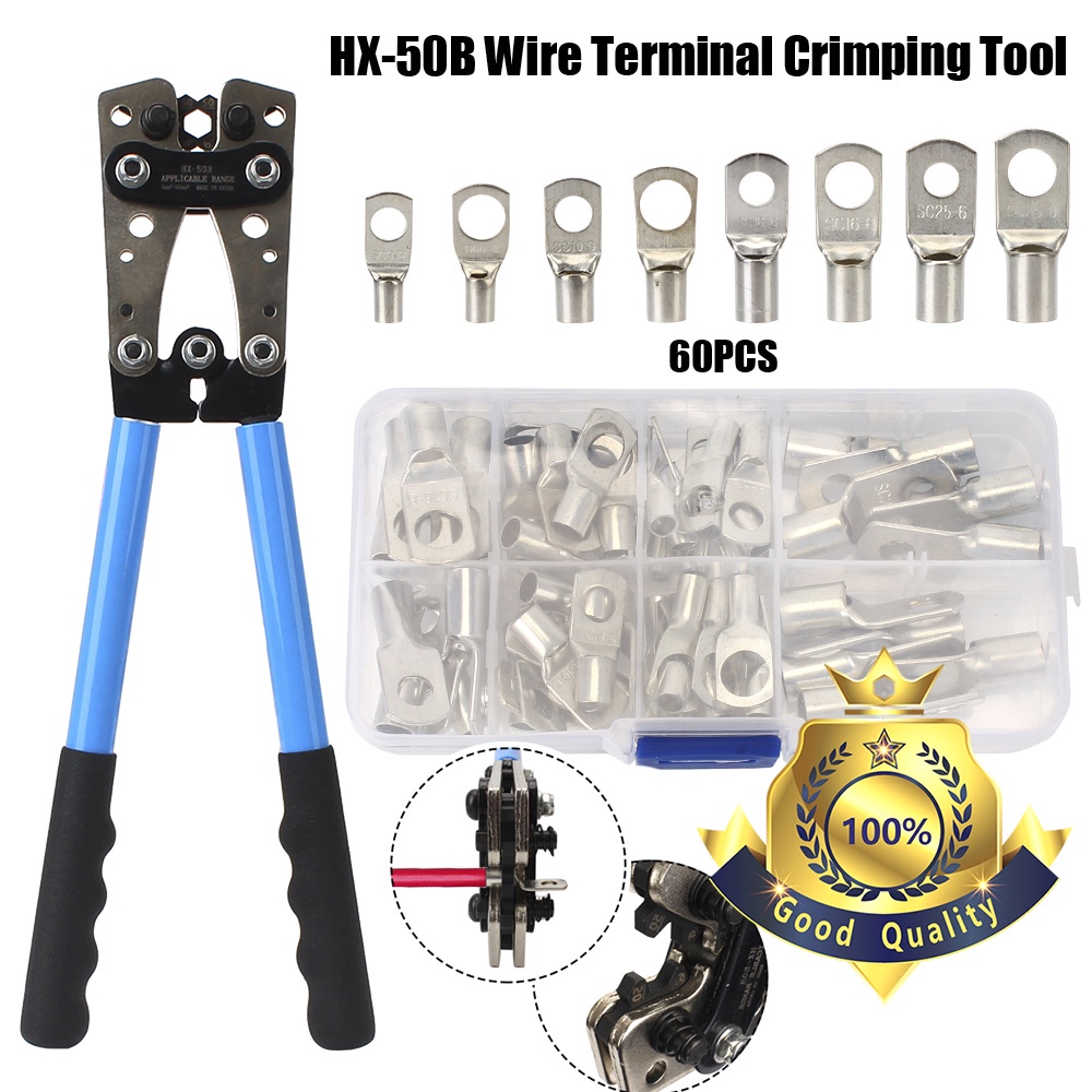 Crimping Tool Set Crimping Tool Battery Terminal Lugs Wire Crimper ...