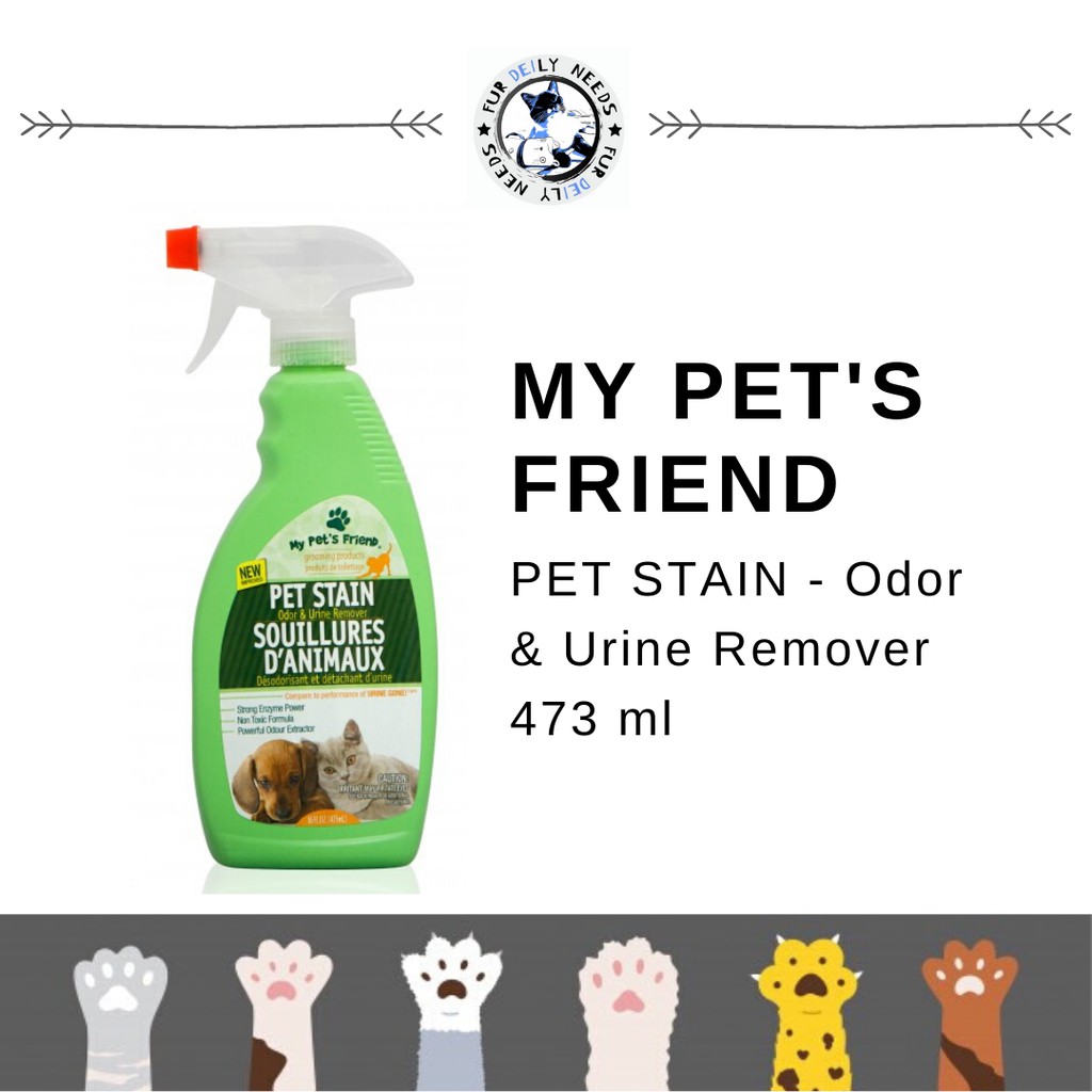 My Pet's Friend PET STAIN Odor & Urine Remover 473 mL | Shopee Philippines