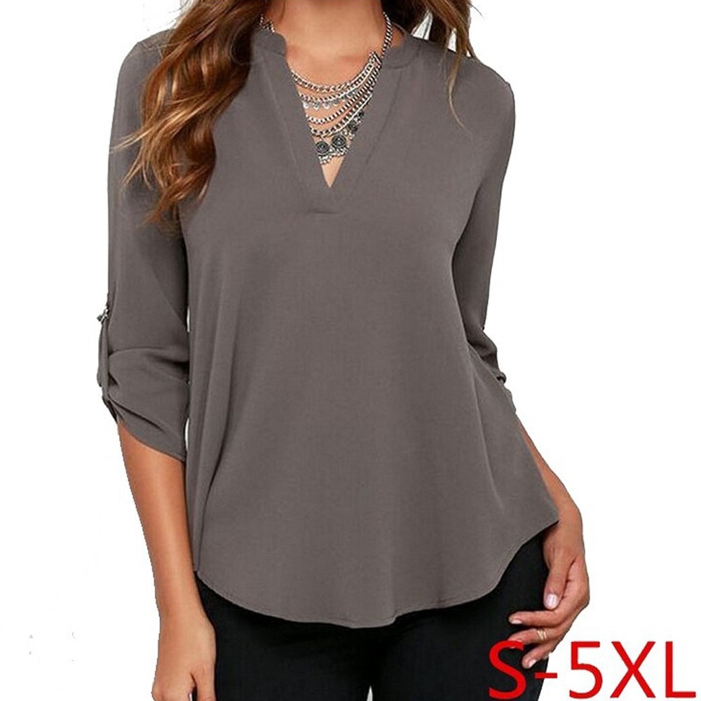 women's plus size long sleeve shirts