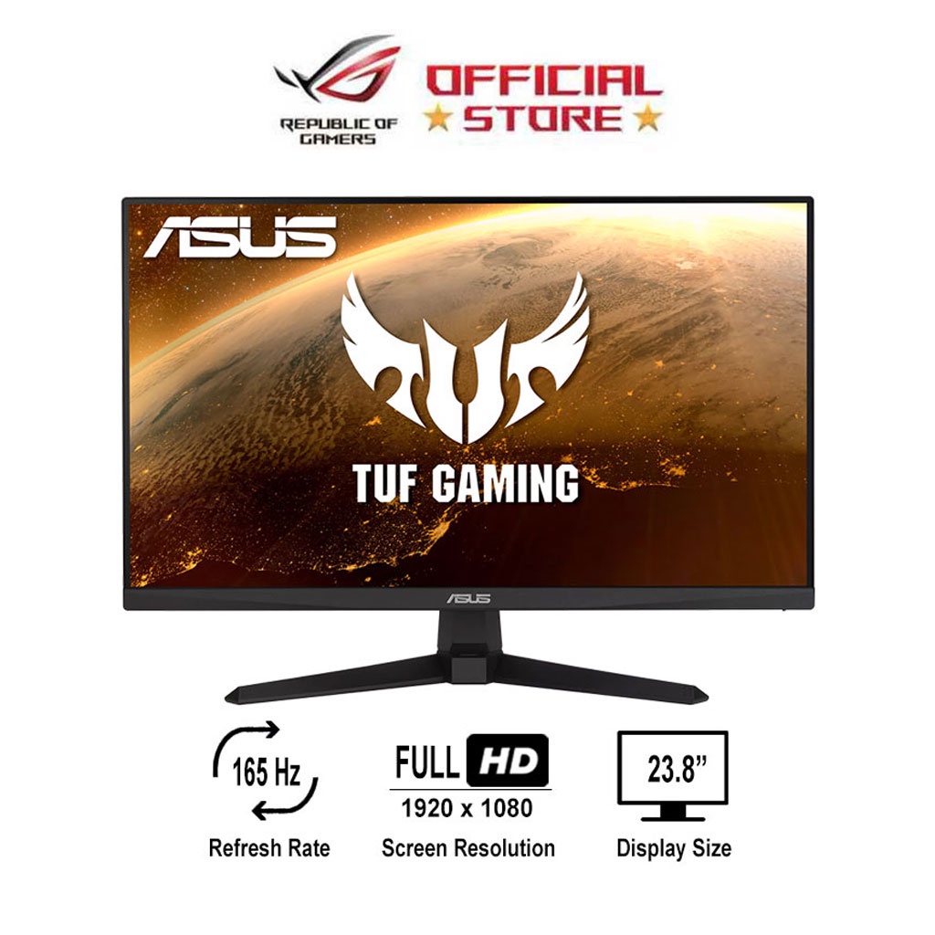 Asus Tuf Gaming Vg247q1a 23 8 Inch Full Hd 1920x1080 165hz Freesync