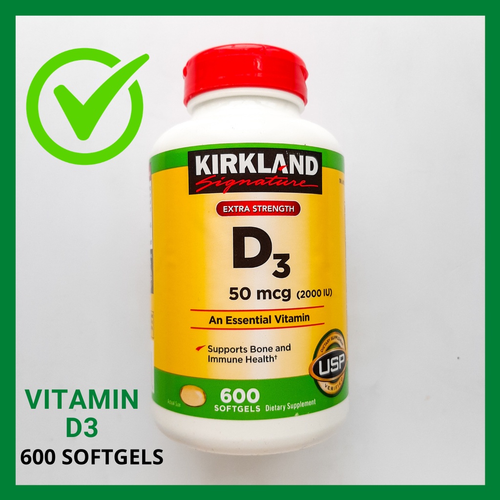 【Philippine cod】 Kirkland Vitamin D3 50 mcg 2000 IU Kirkland