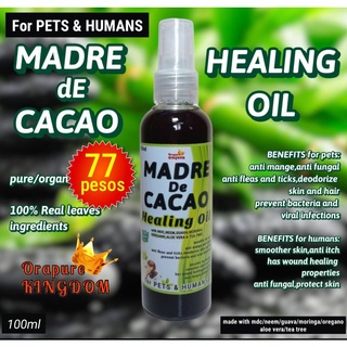 MADRE DE CACAO HEALING OIL 100ML / 50ML with neem,guava, moringga,lemon grass,