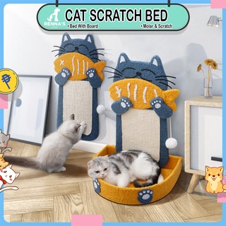（Hot）Renna's Cat Scratcher For Cat Scratching Post Cat Scratch Board Cat Scratch Pad kitten scratche