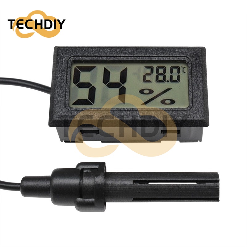 LCD Digital Thermometer Hygrometer Tester Temperature Sensor Meter