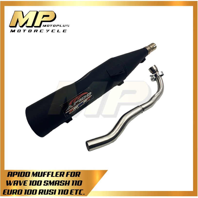 MOTOPLUS APIDO MUFFLER FOR WAVE 100/WAVE 125/SMASH 110/ EURO 100/RUSI