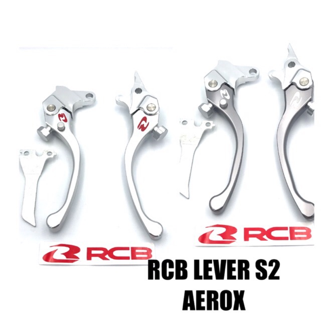 ️RCB BRAKE LEVER SET S2 FOR AEROX w/ STOPPER AND LOCK Shopee Philippines