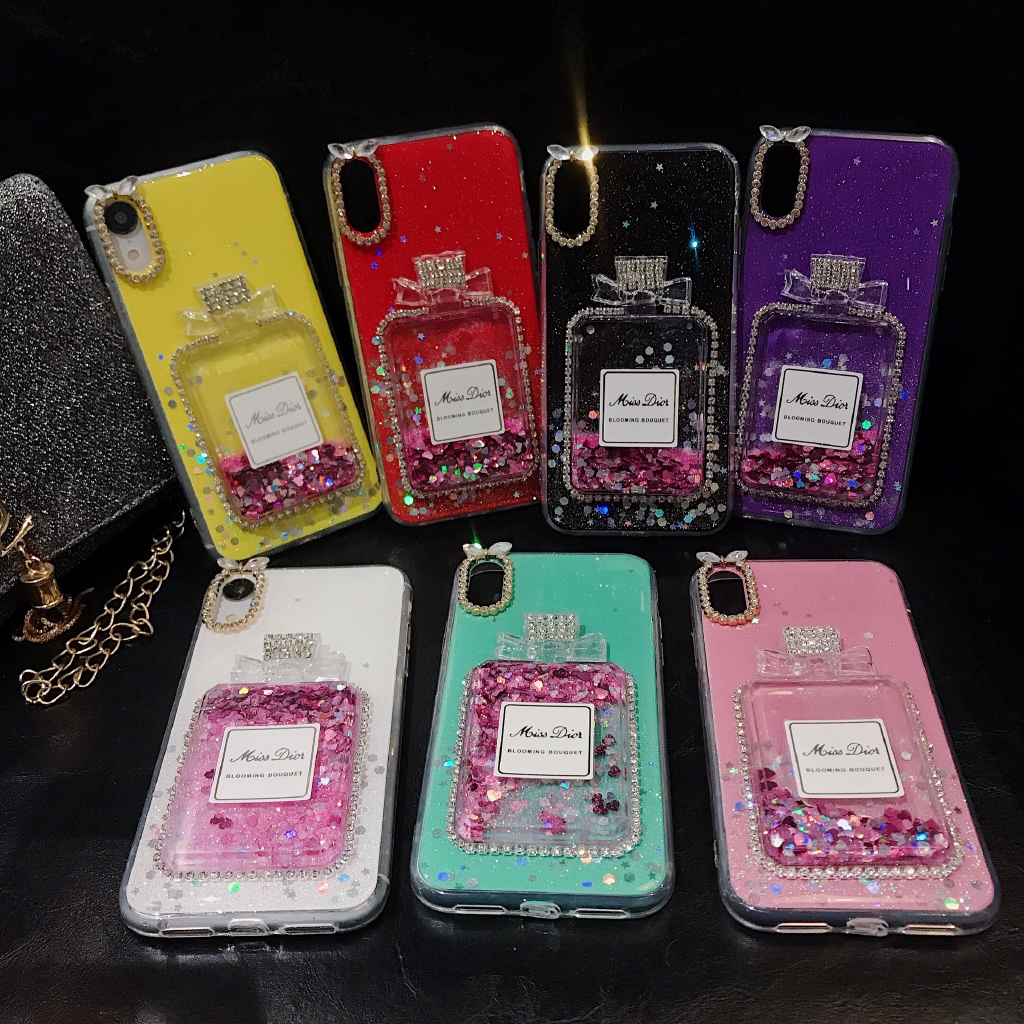 For Iphone 11 Soft Tpu Glitter Perfume Bottle Phone Case Shopee Philippines