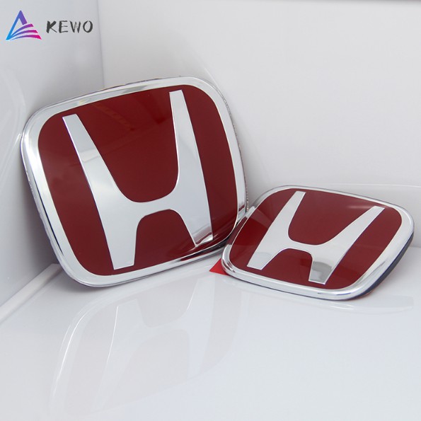 Honda Car Emblem Red Logo City Hrv Jazz Crv Civic Brv Front Rear Shopee Philippines