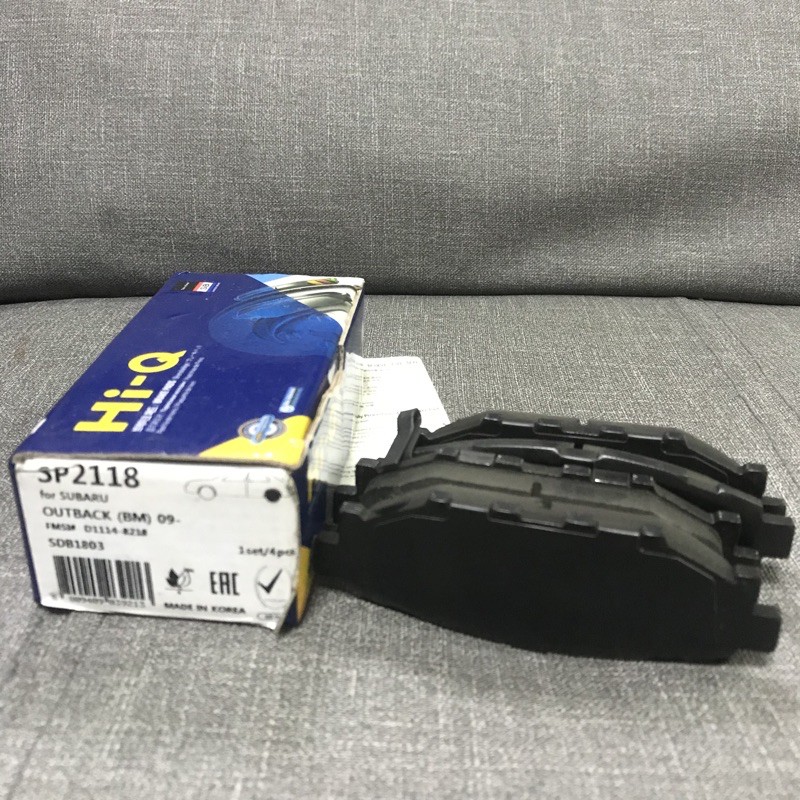 2016 subaru impreza brake pads