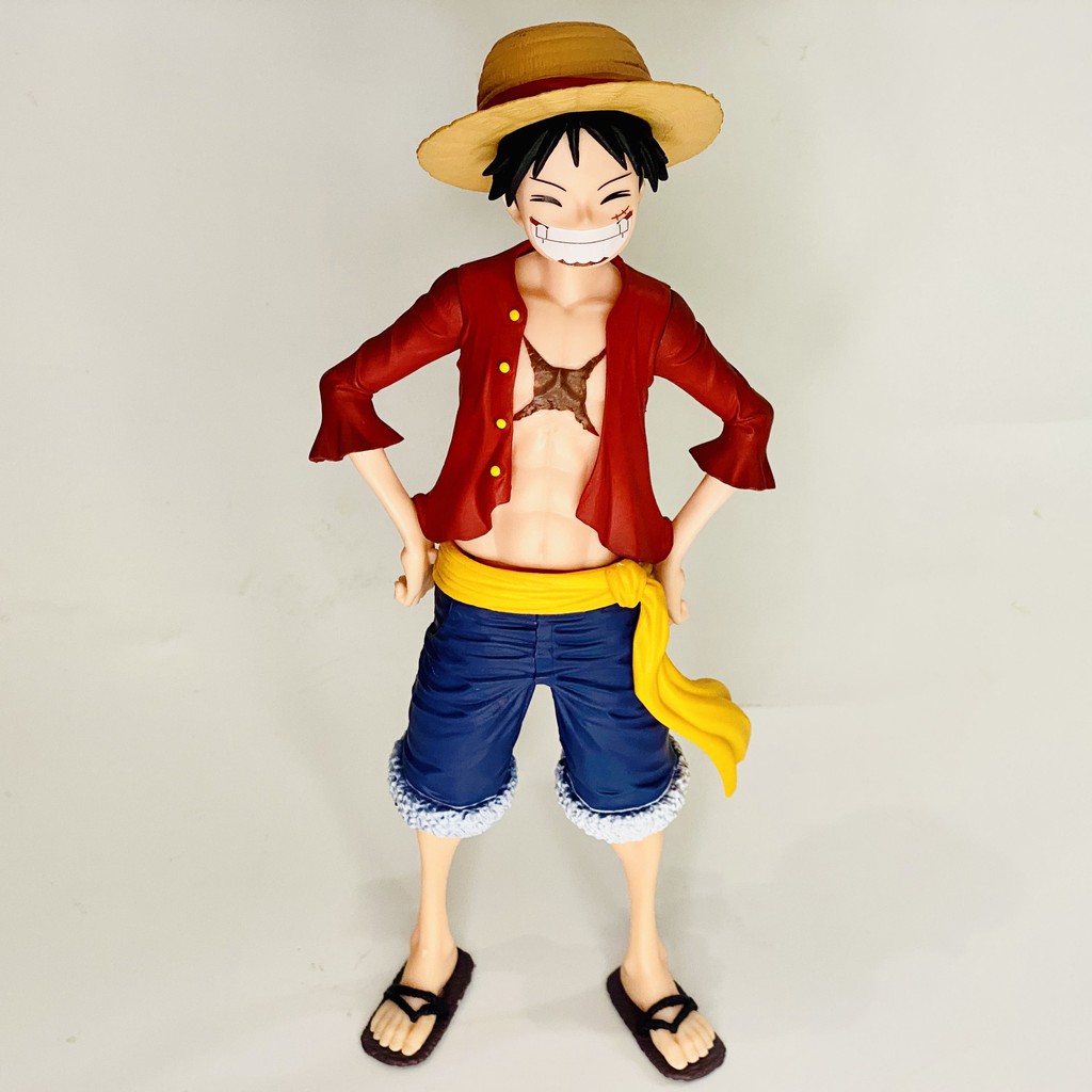 Model Figure One Piece Character Luffy Smiley Hat 25cm Shopee Philippines