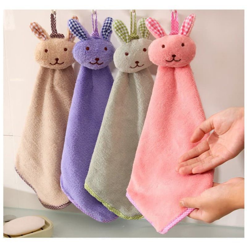 Rabbit HAND TOWEL / RABBIT MOTIF HAND LAP Shopee Philippines