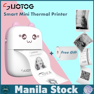 LIOTOG C9 Mini Bluetooth Thermal Printer Photo Printer Label Sticker Paper Portable WAYBILL PRINTER