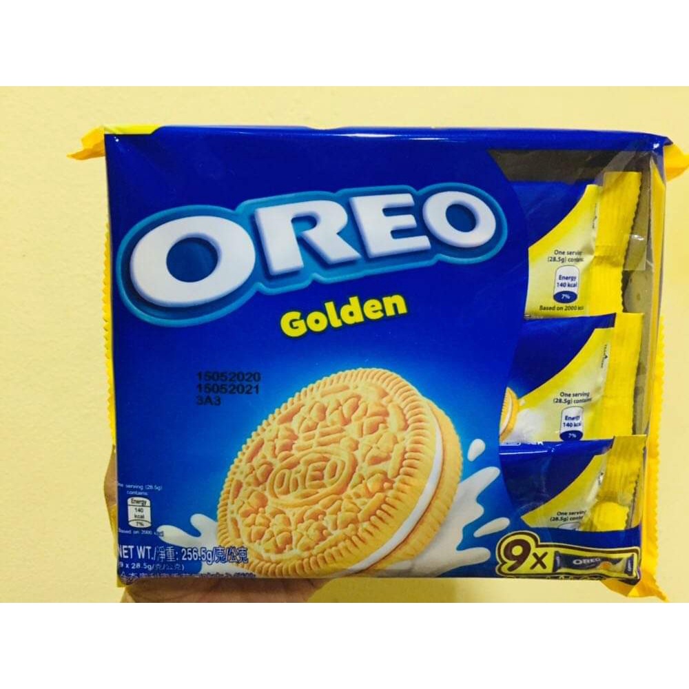 Bundle Of 2 Golden Oreo Promo Oreo Individually Packed By 3s New Item On Hand 9x3 Filled Cookies Shopee Philippines
