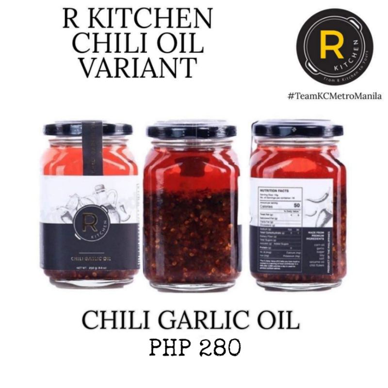 R KITCHEN CHILI GARLIC OIL Shopee Philippines