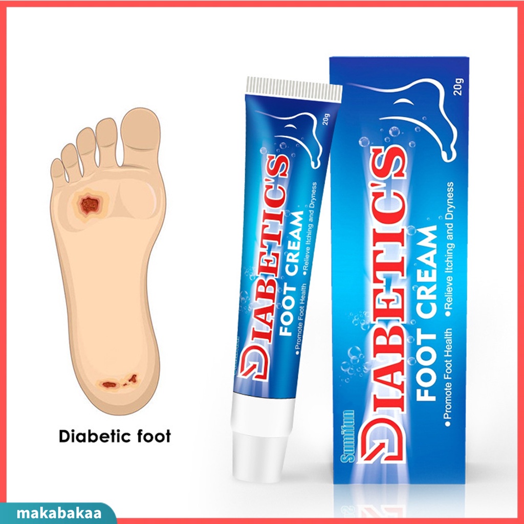 makabakaa 20g Natural Extract Diabetic Foot Cream Fast Absorption
