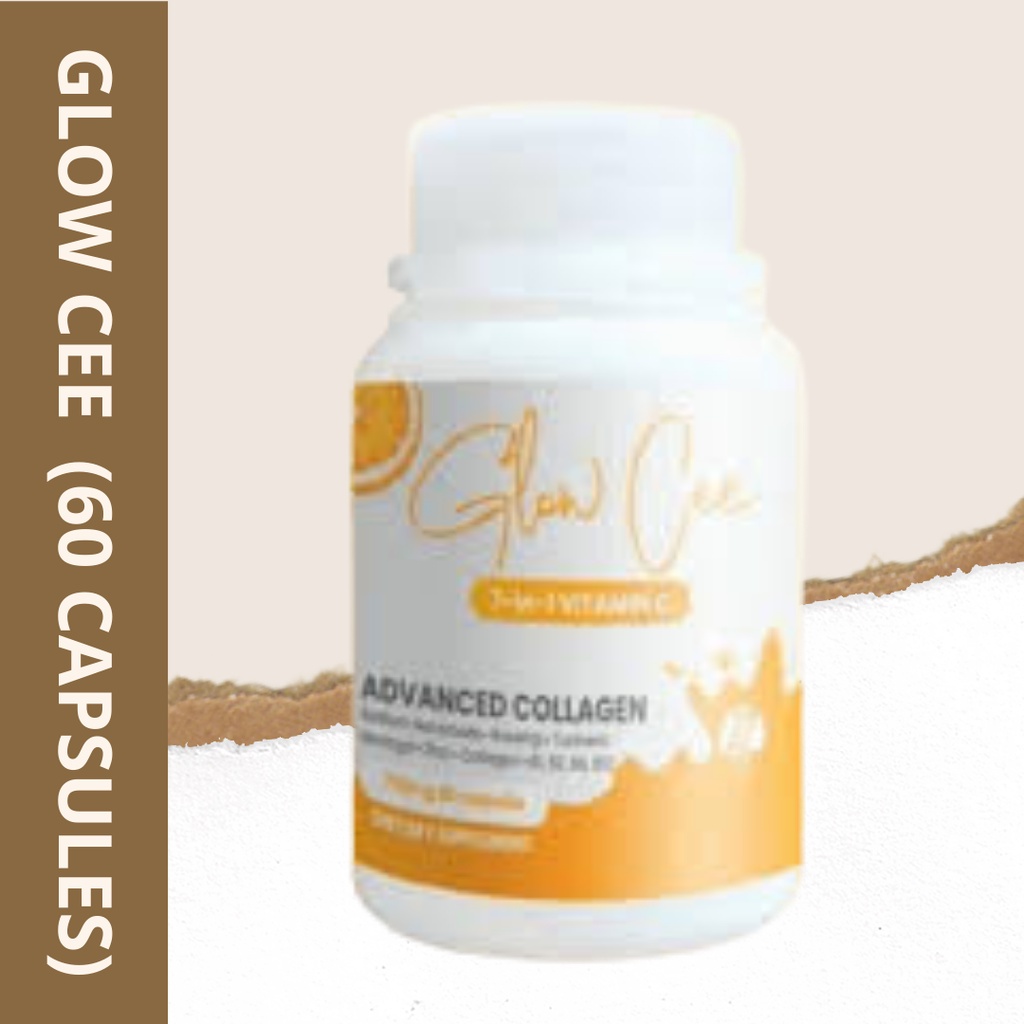 Glow Cee 7 in 1 Vitamin C with Advance Collagen Glow Cee with Collagen 60 capsules (700mg