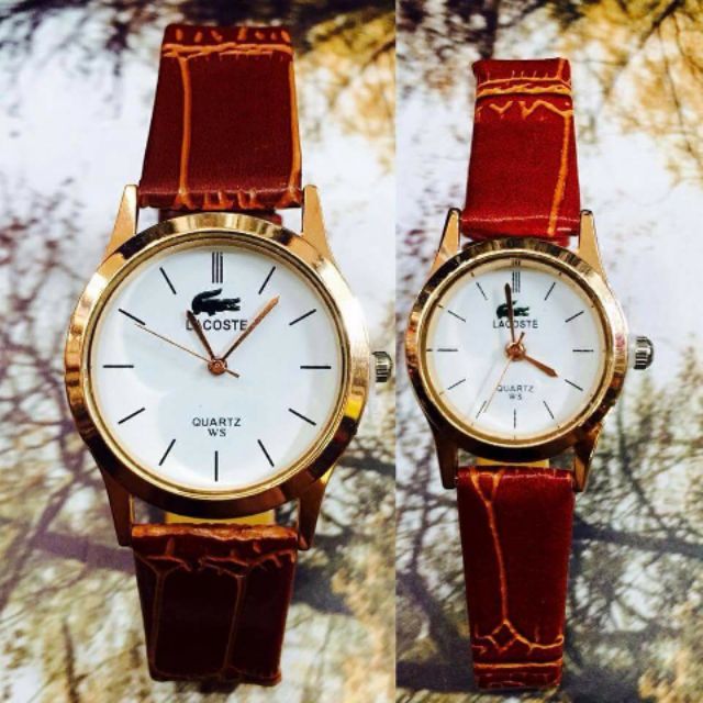 Lacoste couple watch analog Shopee Philippines Lacoste couple watch analog Shopee Philippines