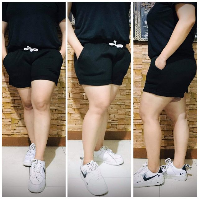 plus size jogger shorts