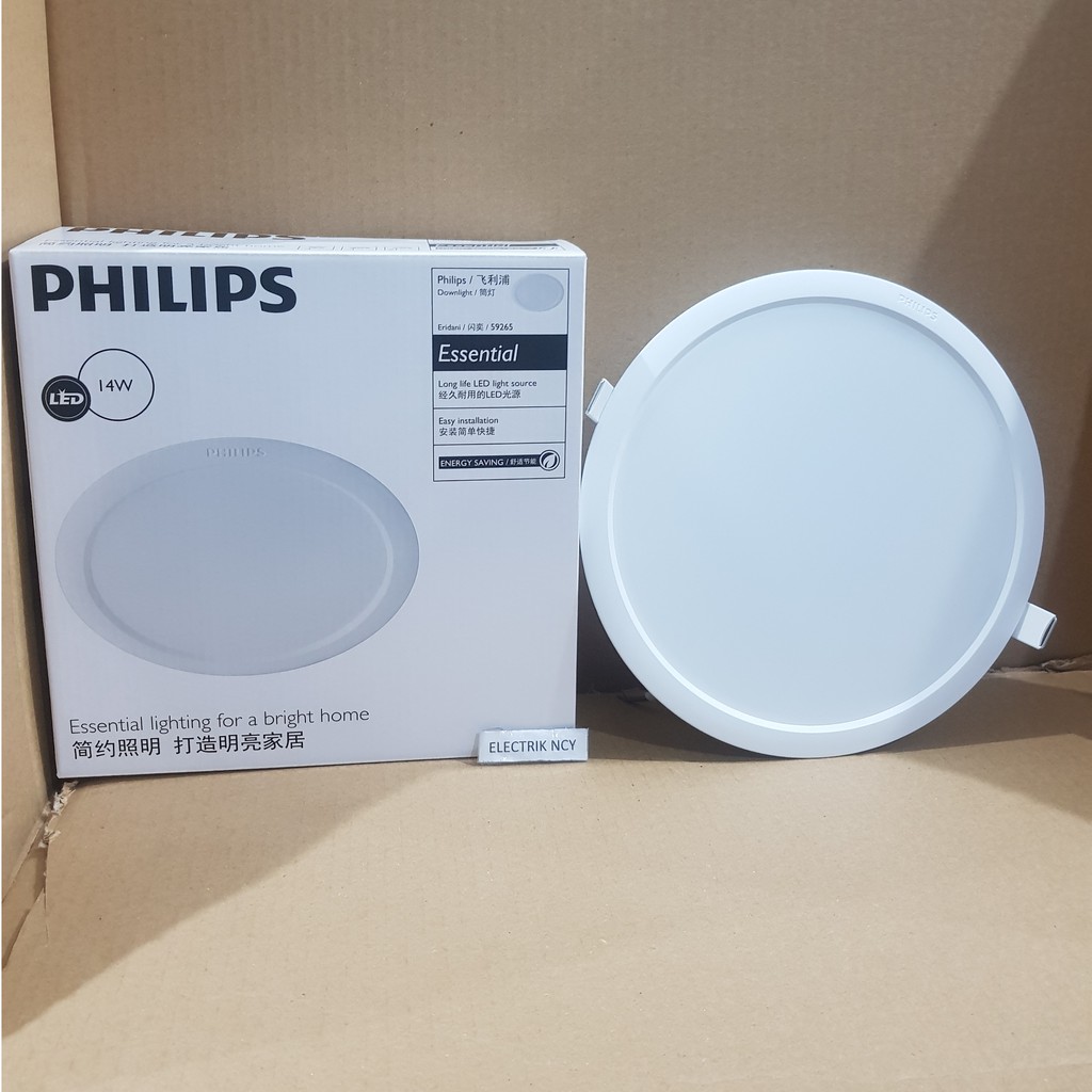 Philips Downlight Led Lights 59265 Eridani 14 Watt | Shopee Philippines