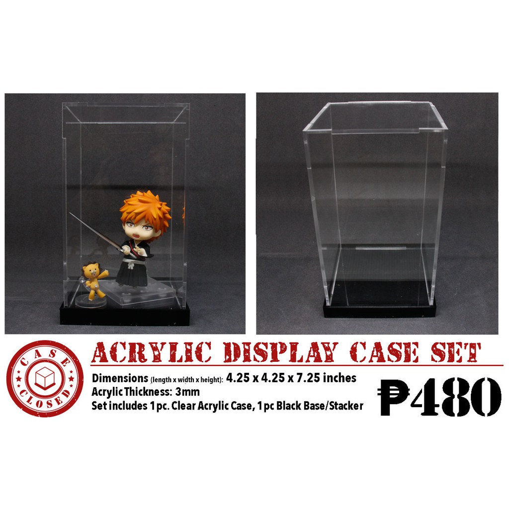 Case Closed Customs NENDOROID "NENDO TALL" Acrylic Display Case Set