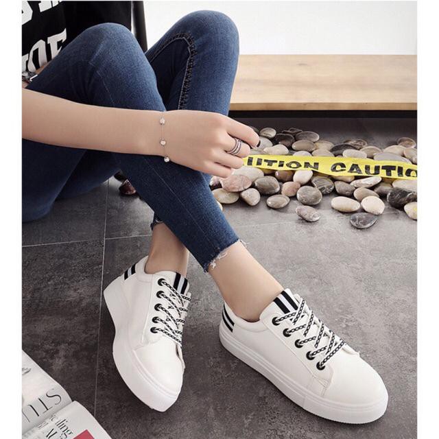 Bestseller Korean Fashion Women white shoes rubber shoes for women ...
