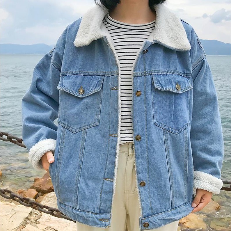 denim jacket wool