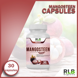 Organic Natural Mangosteen Capsules (30, 60, 100 Capsules) Antioxidant Boost Immunity Herbal Capsule