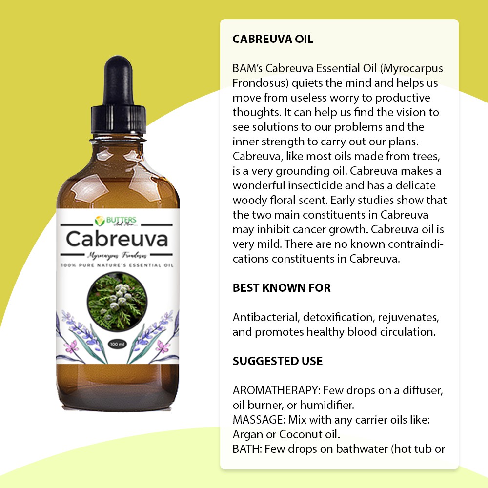 Cabreuva Essential Oil By Butters And More 10ml Shopee Philippines