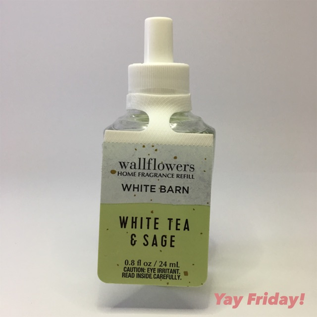 Bath Body Works White Barn Wallflowers Refill White Tea Sage