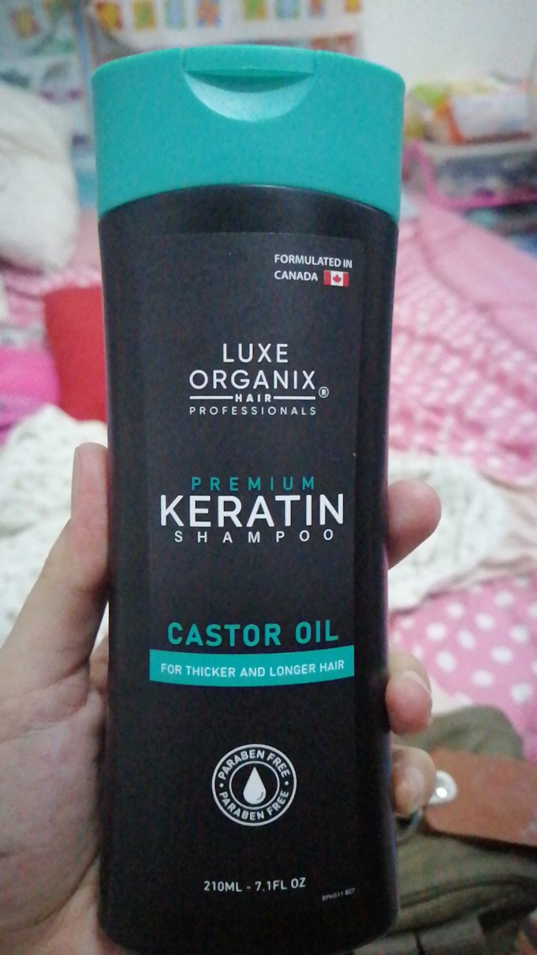 Luxe Organix Premium Keratin Castor Oil Shampoo 210ml Shopee Philippines