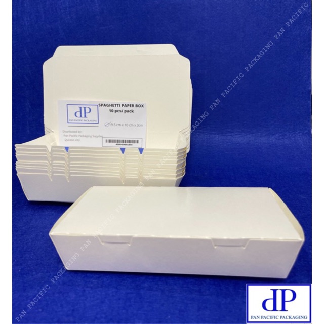 securePAPER FOOD PACKAGING Spaghetti paper box 25 pcs per pack