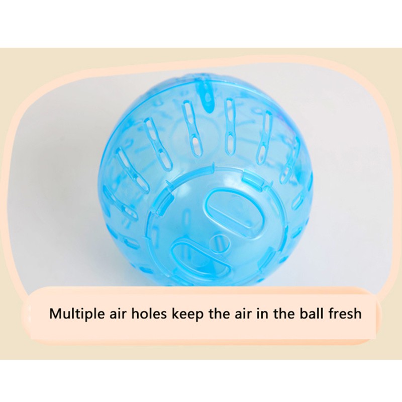 Home Pet Funny Running Ball Plastic Grounder Jogging Hamster Small Exercise Toy 12c #6