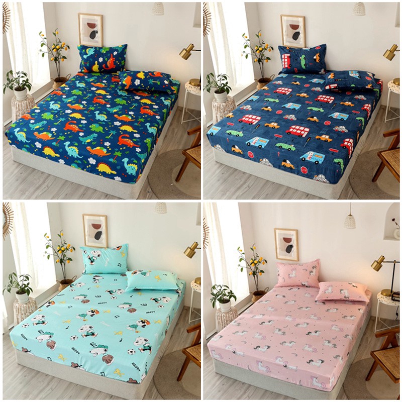 Sapin Sa Higaan Single Fitted Bedsheet Super Single Size Queen Size