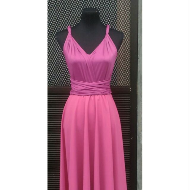 magenta infinity dress