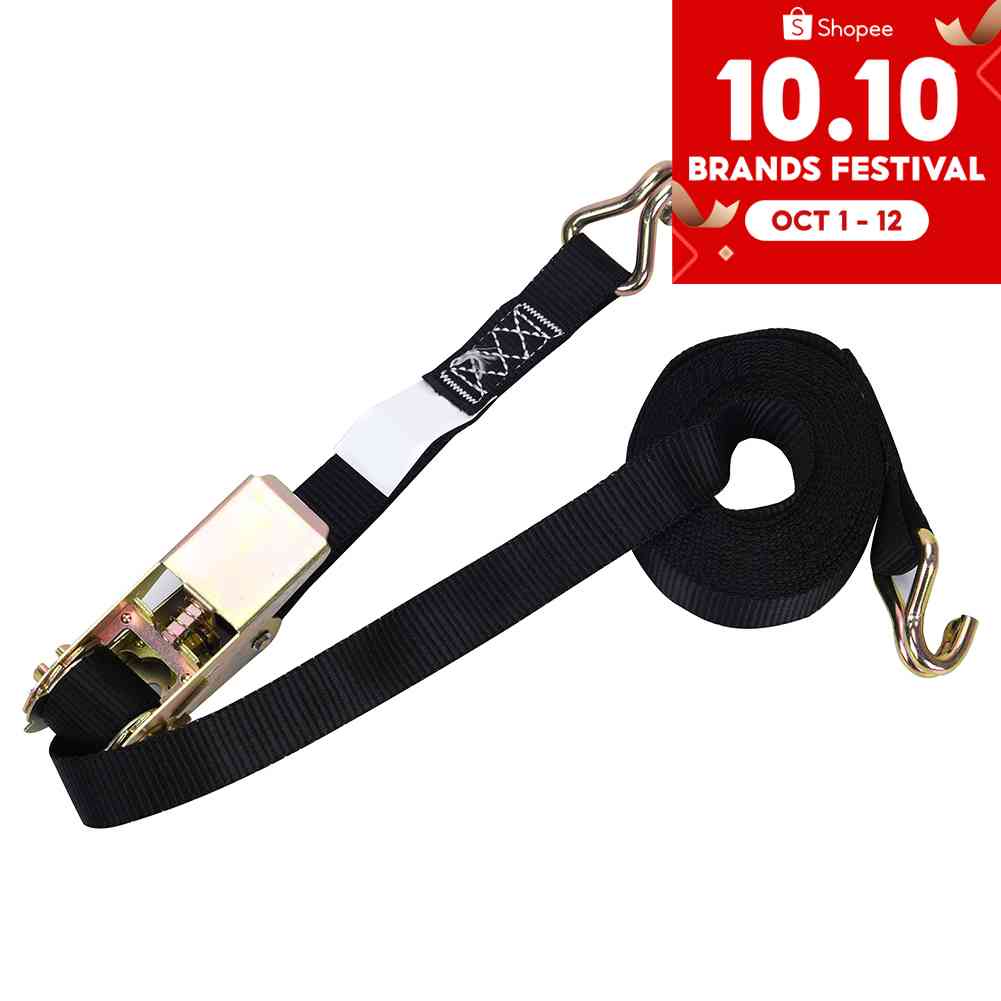 MOJITO Luggage Lashing Rope Kayak Canoe Boat Tie Down Ratchets Strap w