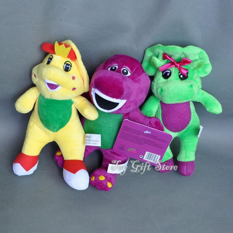 Cute 3pcs Barney Friend Baby Bop Bj Plush Doll Toy 7 New Shopee Philippines