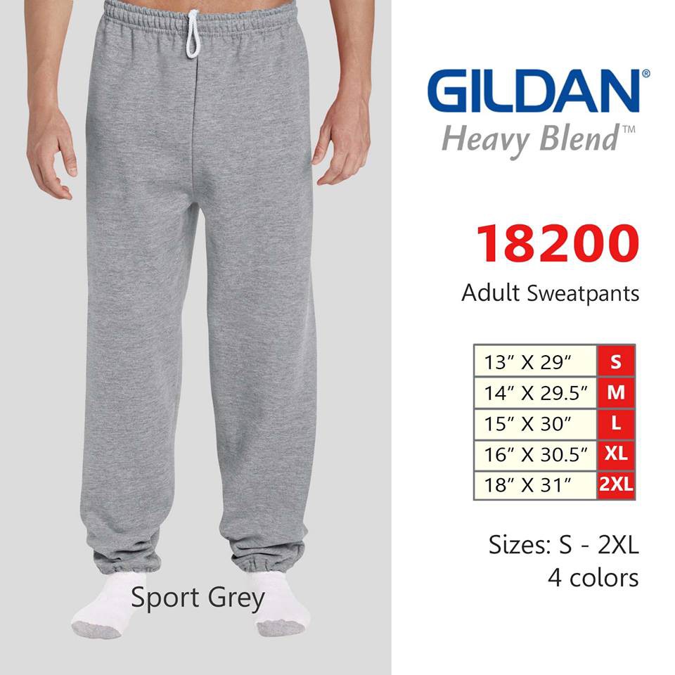 gildan orange sweatpants