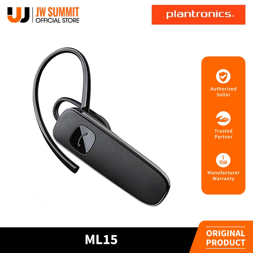 Plantronics ML15 Mobile Bluetooth Headset Shopee Philippines