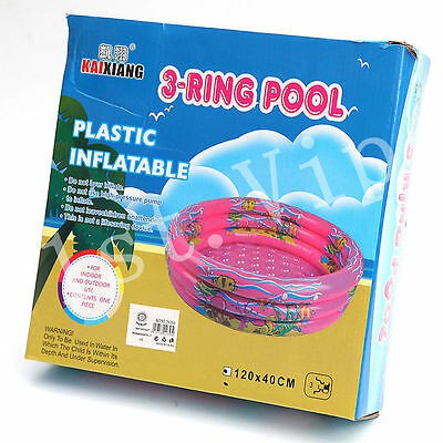 3 ring inflatable pool