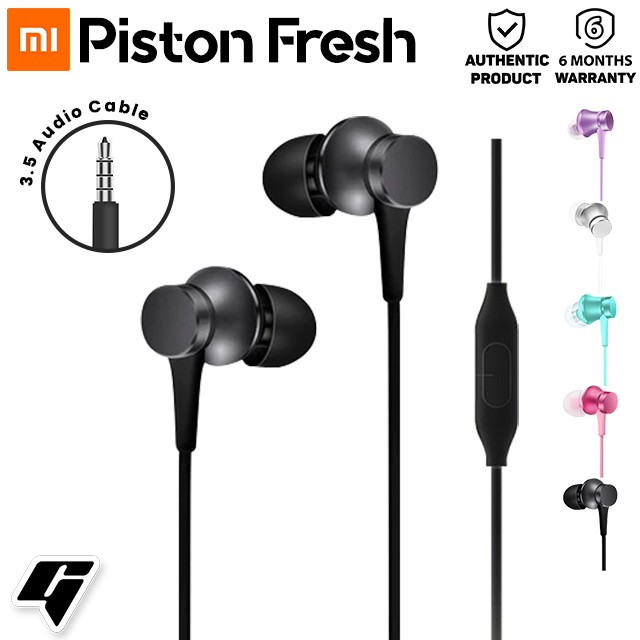 Xiaomi Piston Fresh InEar Earphones Shopee Philippines