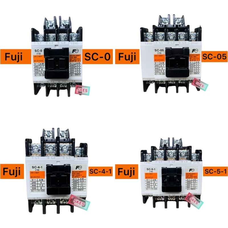 Fuji Sc 0 Sc 05 Sc 4 1 Sc 5 1 Magnetic Contactor Made In Japan Shopee Philippines