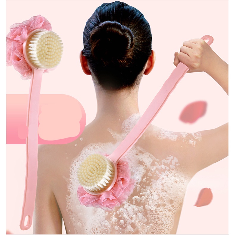 Full body bath flower wipe back brush bath bubble wipe back bath ball