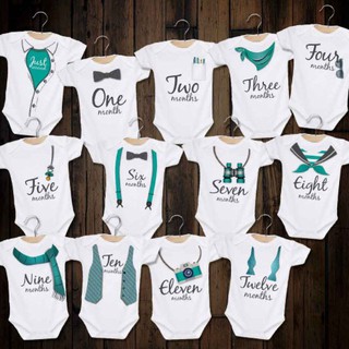 milestone onesies for boy