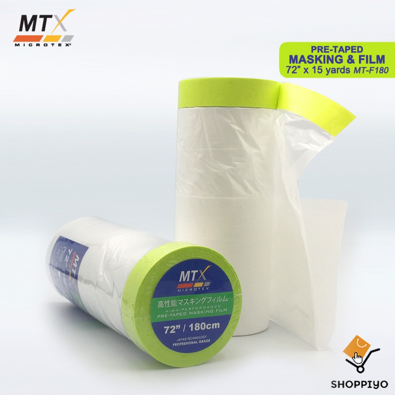 Microtex MTX High Performance Pre Taped Masking Film 72