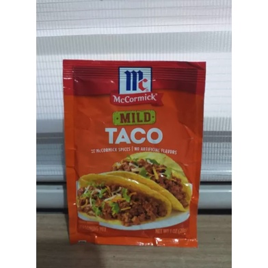 McCormick Mild Taco seasoning mix(28g) | Shopee Philippines