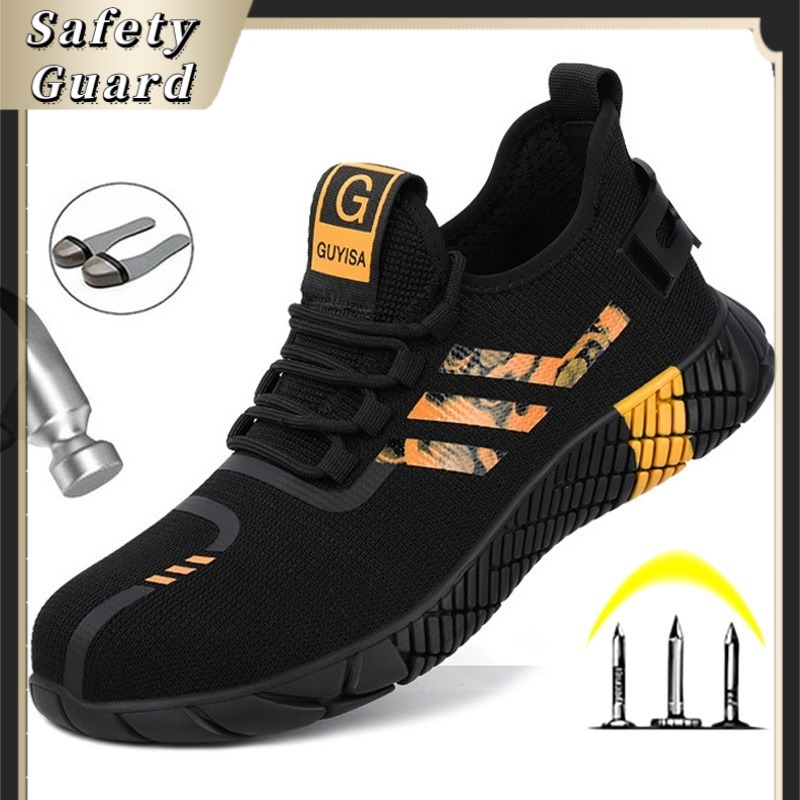 steel toe breathable shoes