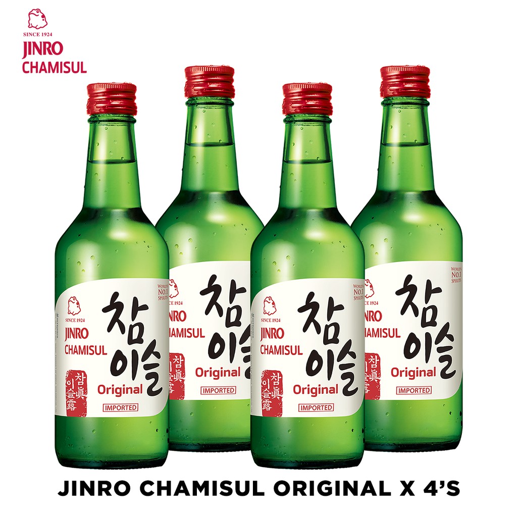 Jinro Chamisul Original Soju 360ml Pack of 4 Shopee Philippines