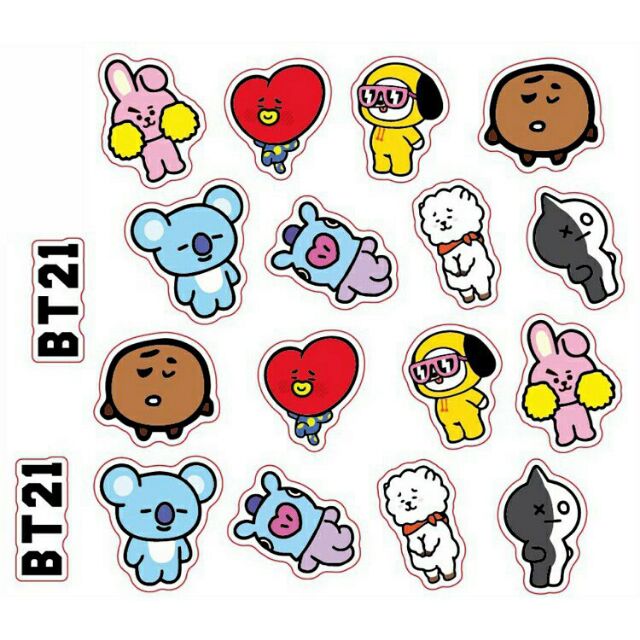 bts bt21 3d stickers shopee philippines